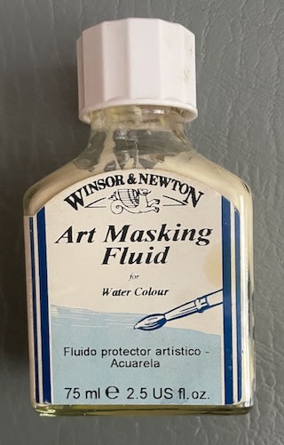 Watercolors Masking Fluid – Watercolors painting example